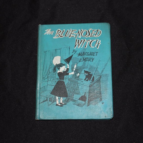 Other - THE BLUE-NOSED WITCH Book by Embry HB Weekly Reader Book Club GC Vintage